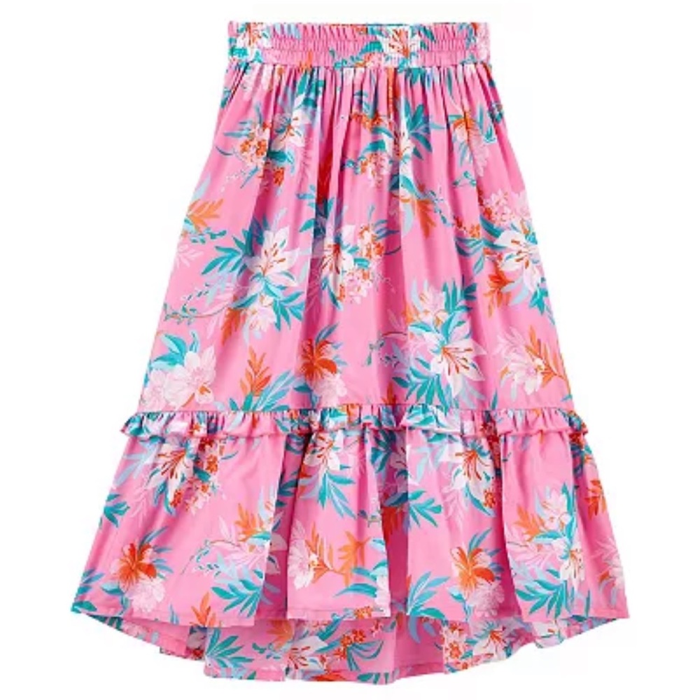 She'll love the fashionable flair of this girls' OshKosh B'gosh midi skirt